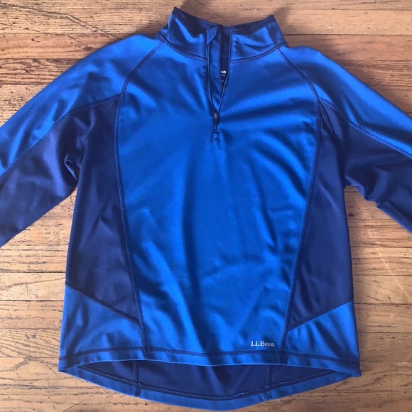 MEN’S LL BEAN ATHLETIC QUARTER ZIP (L) - Picture 2 of 8